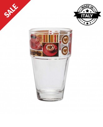 Pahar pentru apa, 350 ml, Love Coffee - SIMONA'S COOKSHOP